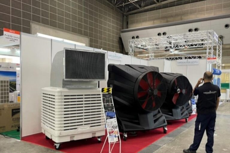 大型冷風機の展示会NEW環境展2022地球温暖化防止展