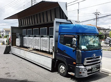 工場でのデモンストレーション