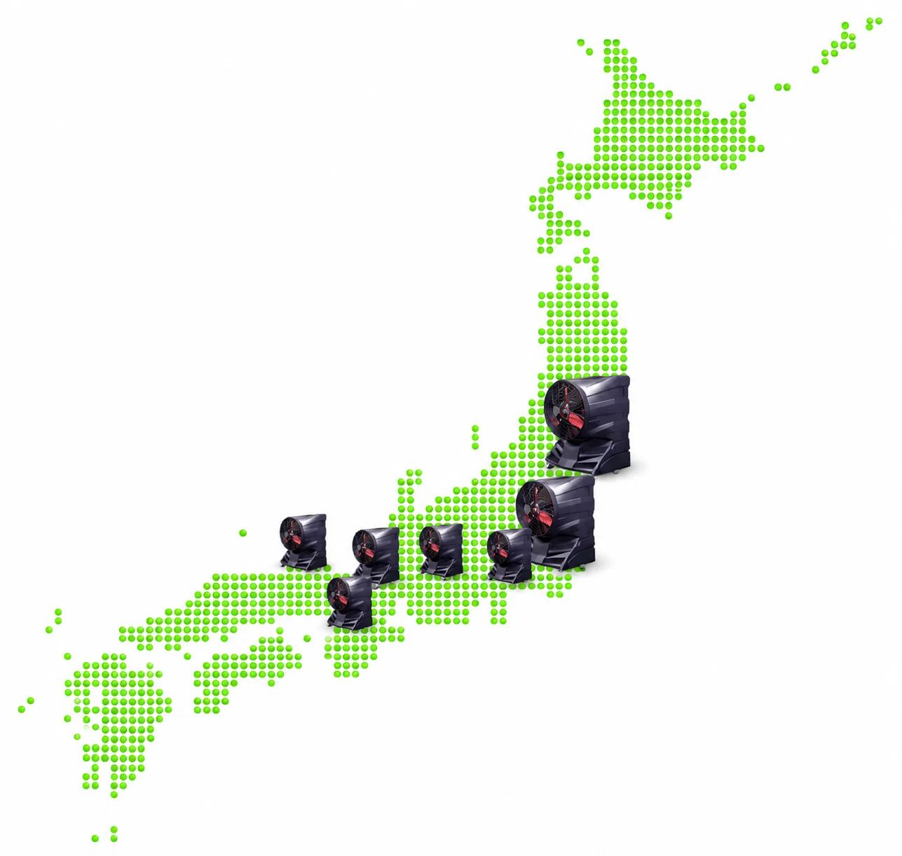 全国の学校への導入分布